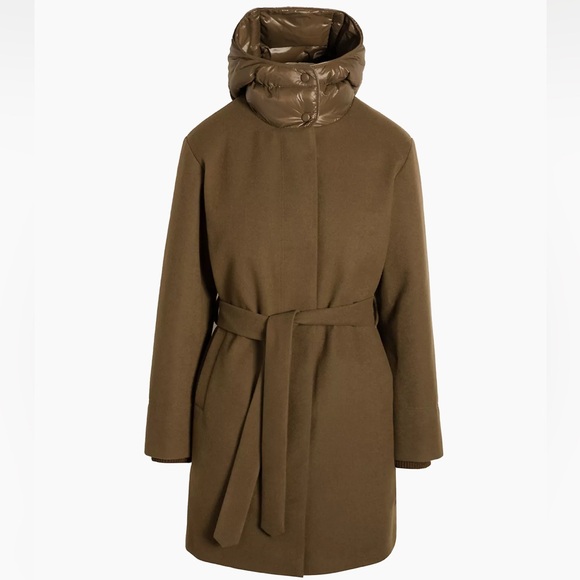 NWT Norwegian Wool Hooded Down Parka - Picture 2 of 5